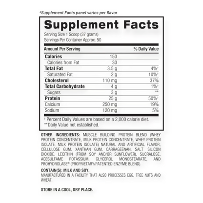 BPI WHEY HD 50 SERV STRAWBERRY CAKE