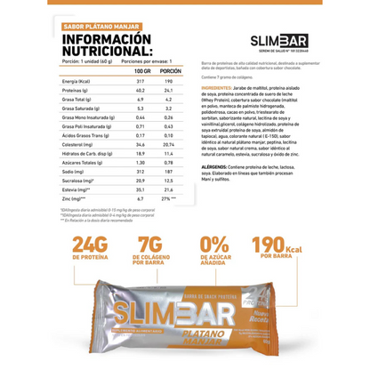 Barrita Slim Plátano Manjar